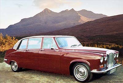 Skye wedding car - Daimler limousine